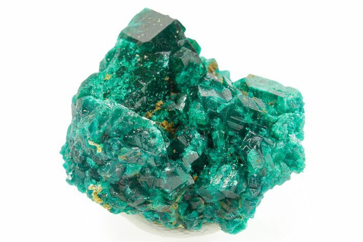 Emerald-Green Dioptase Crystal Cluster - Congo #366009